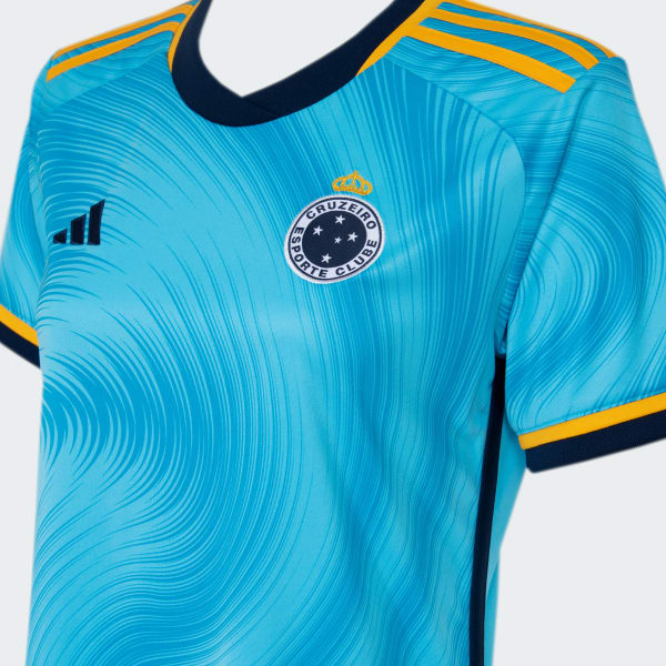 Azul Camisa 3 Cruzeiro EC 23/24 Feminina