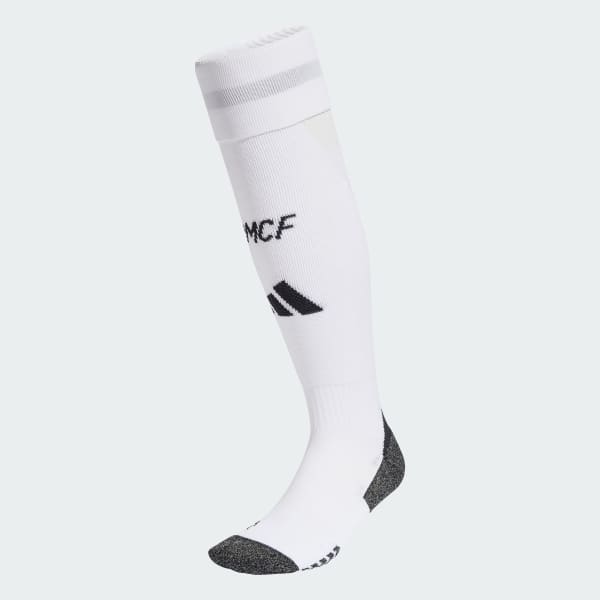 Blanc Chaussettes kit Domicile Real Madrid 24/25