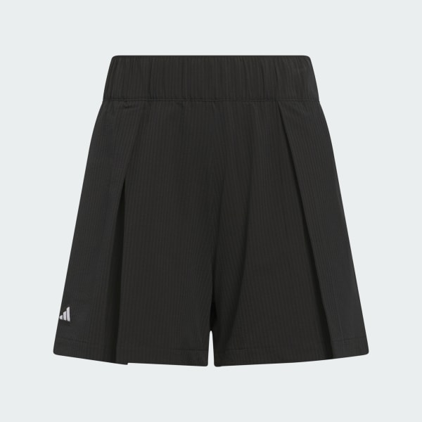 Black Go-To Pleated Shorts