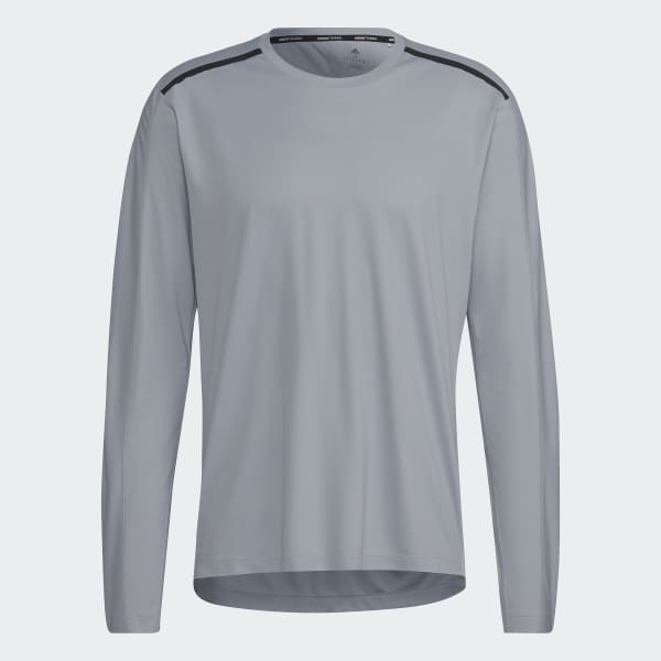 Cinzento Camisola de Treino com Revestimento de PU