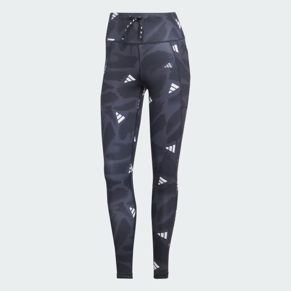 Gris Mallas Estampadas Run Essentials 7/8