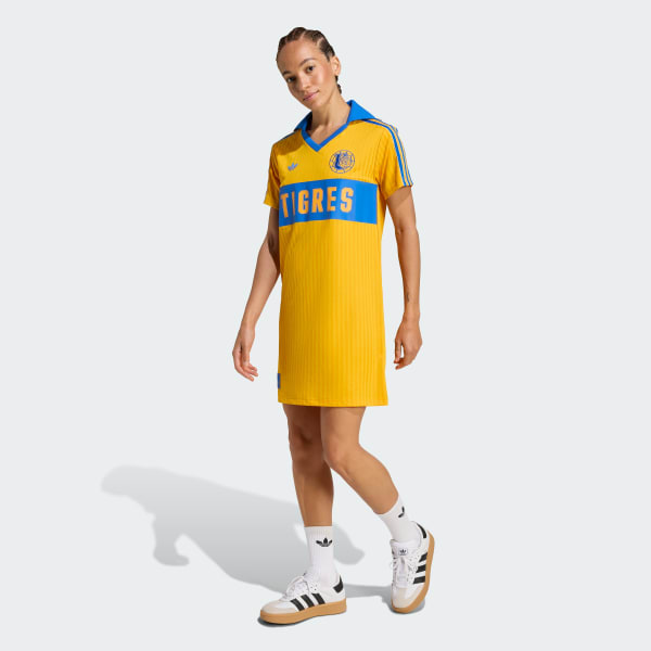 Amarillo Vestido Icons Tigres UANL