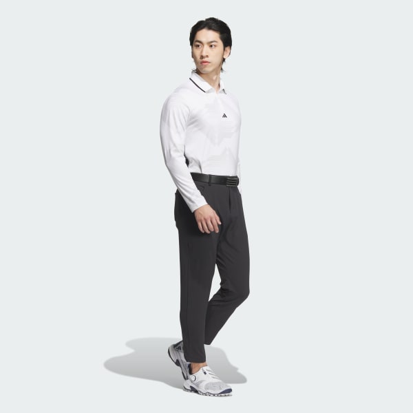 L 82cm 黒総柄◇未使用 定価12,100円 adidas GOLF 春夏
