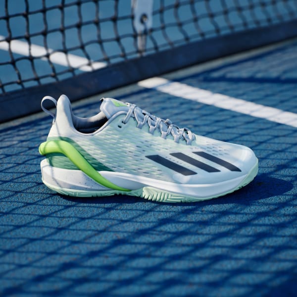 Green Adizero Cybersonic Tennis Shoes