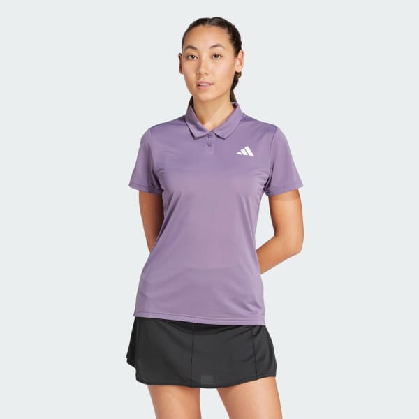 Morado Camiseta Polo Club para Tenis