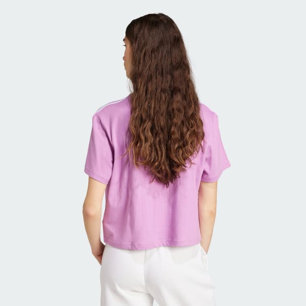 Lilla Essentials 3-Stripes Single Jersey Crop Top