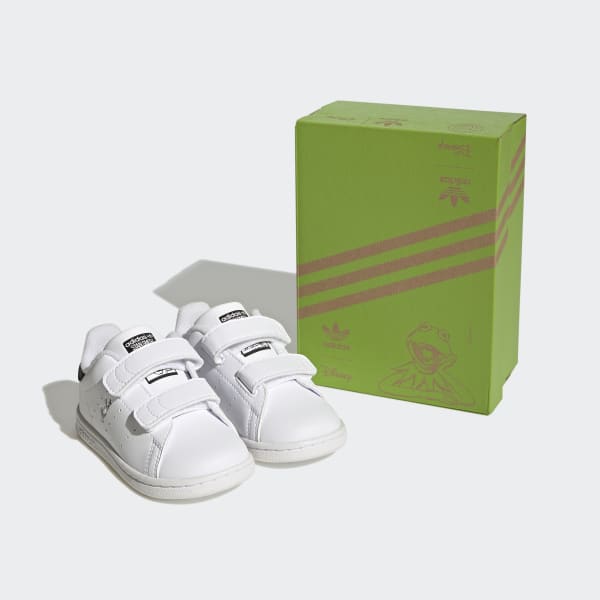 White Kermit Stan Smith Shoes