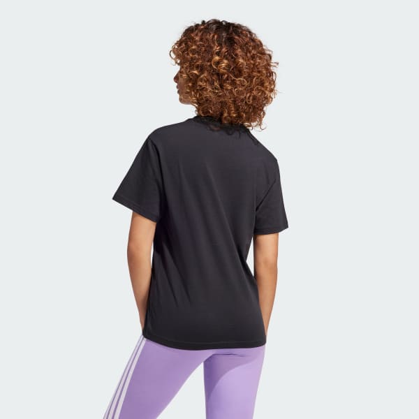 Negro Camiseta Tech Metallic Graphic