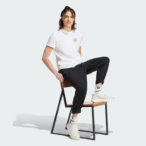 White Sportswear Brand Love Tee