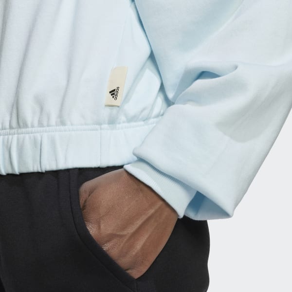 Blau Studio Lounge Cropped Hoodie TE823