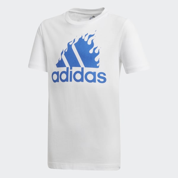 Blanco Camiseta Estampada