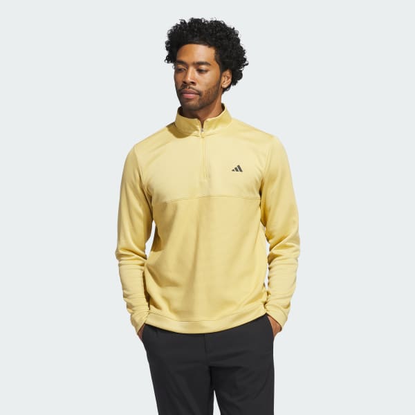 Beige Sudadera Ultimate365 Textured Quarter-Zip