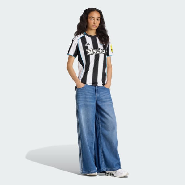 adidas Newcastle United FC 25/26 Home Jersey - Black | Free