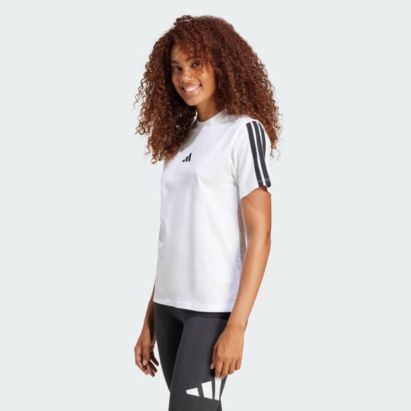 Blanco Polera Essentials 3 Tiras Algodón
