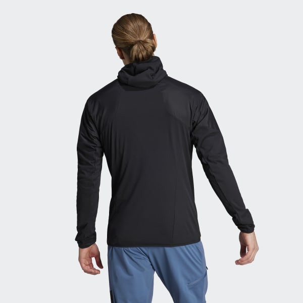Black Techrock Ultralight 1/2-Zip Hooded Fleece Jacket