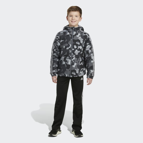 Terrible oler Frágil adidas Camo Allover Print Puffer Jacket - Black | Kids' Training | adidas US