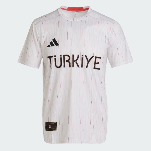 adidas Team Turkiye 100th Anniversary Souvenir T Shirt Grey adidas Turkiye