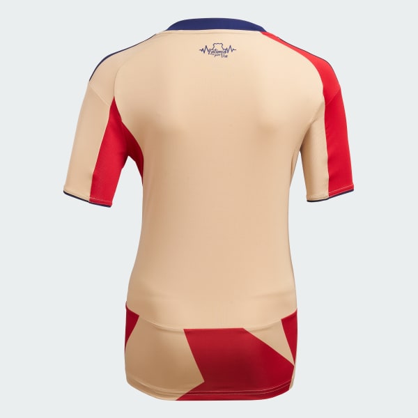Rojo Camiseta Tercera DIM 2025 Mujer