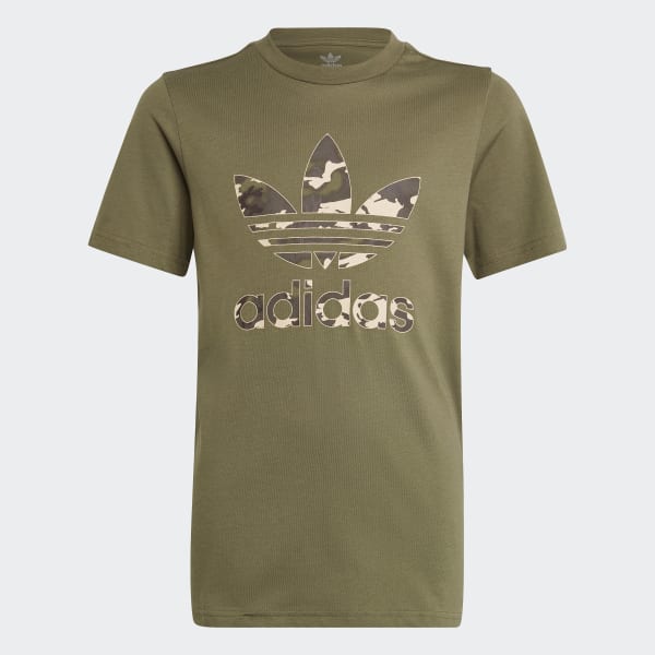 Adidas army green shirt hot sale