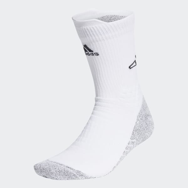 adidas Basketball AEROREADY Primegreen Traxion Crew Socks - White ...