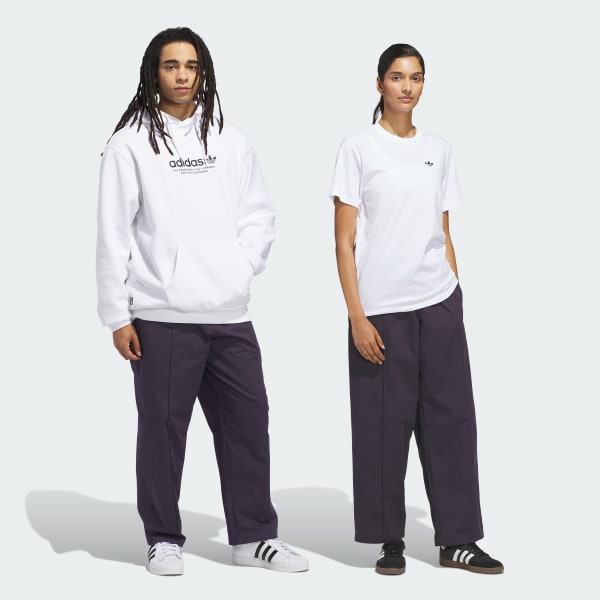 adidas Skateboarding Pintuck Pants (Gender Neutral) - Purple