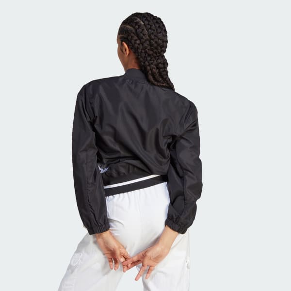 Negro Chaqueta Tejida Scribble