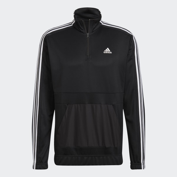 adidas Conjunto AEROREADY Tricot Cierre Frontal Corto - Negro | adidas ...