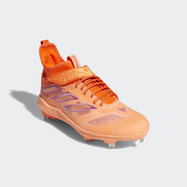 Orange Adizero Afterburner NWV Cleats
