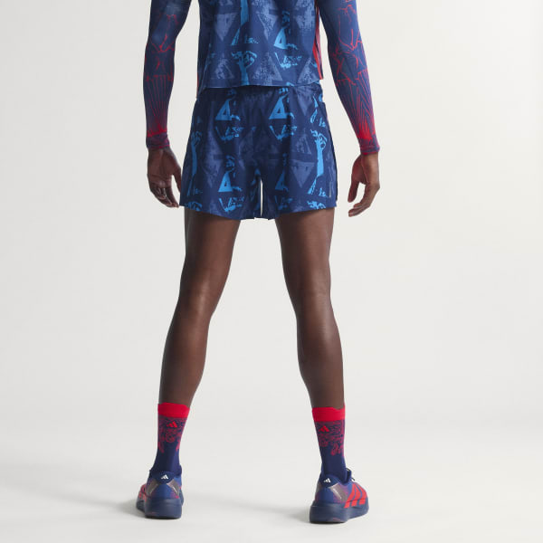 Azul Calções Adizero Labrum Gel Pocket