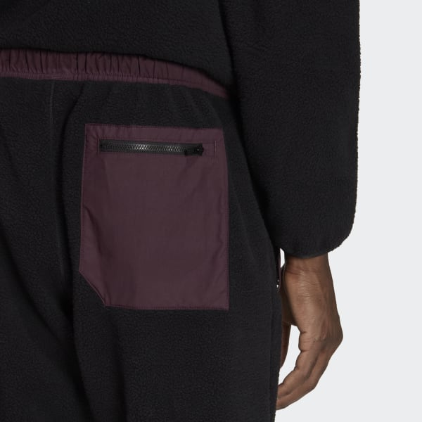 Czerń Germany Lifestyler Fleece Pants TO275