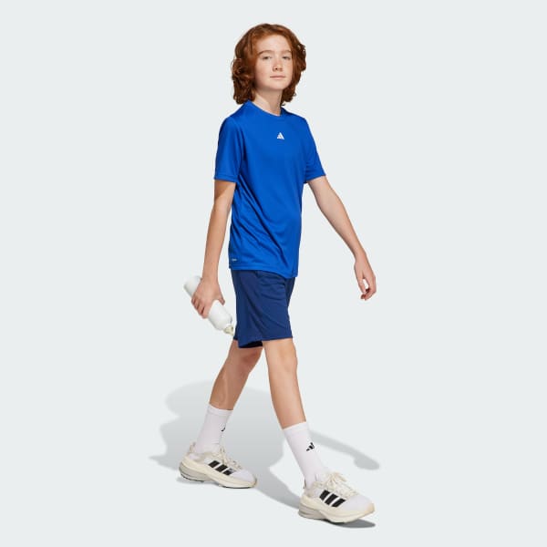 Blauw Train Essentials Logo Regular Fit T-shirt Kids