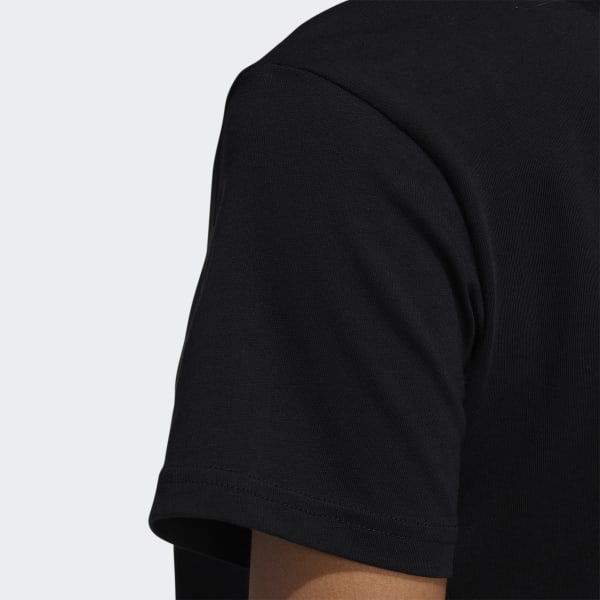 Negro Polera Floral Estampada CW150