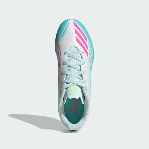 ホワイト F50 メッシ CLUB TF / ターフ用（トレーニングシューズ）サッカー キッズ / F50 Messi CLUB Turf Football Kids