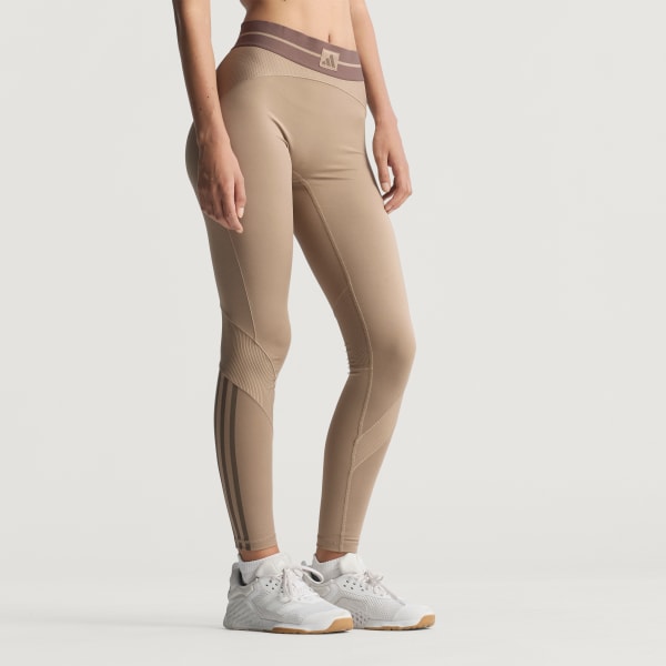 Brown Hyperglam Rib 1/1 Leggings