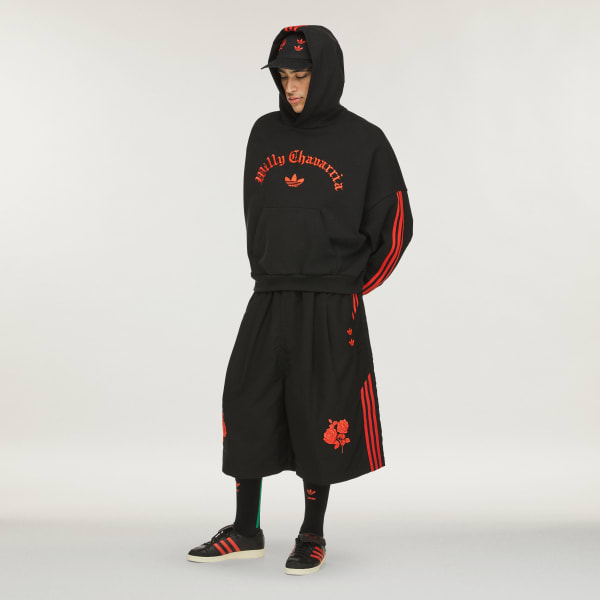 adidas Chavarria Heavyweight Hoodie - Black | Free Shipping