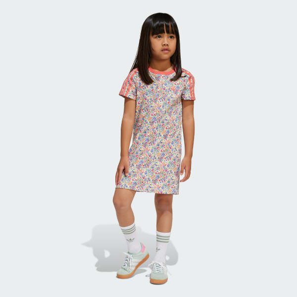 ホワイト adidas Originals × Liberty London Tシャツワンピース キッズ