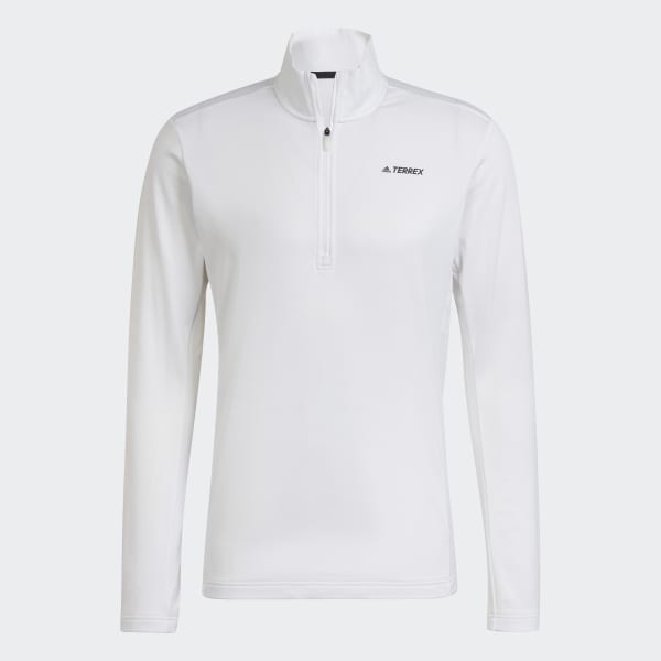 White Terrex Everyhike Half-Zip Fleece Jacket 26840
