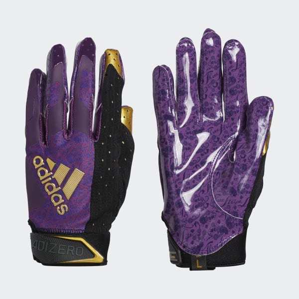 purple adidas gloves