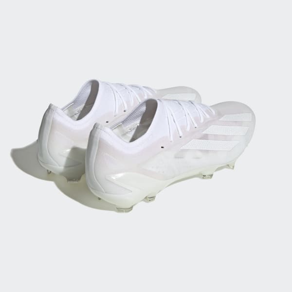 adidasサッカースパイク　クレイジーファストF G ホワイト　GY7418 アディダス エックス クレイジーファスト.1 FG GY7418 (サッカー