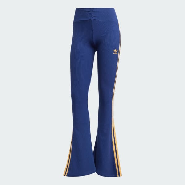 Azul Legging Flare adidas Originals Rib