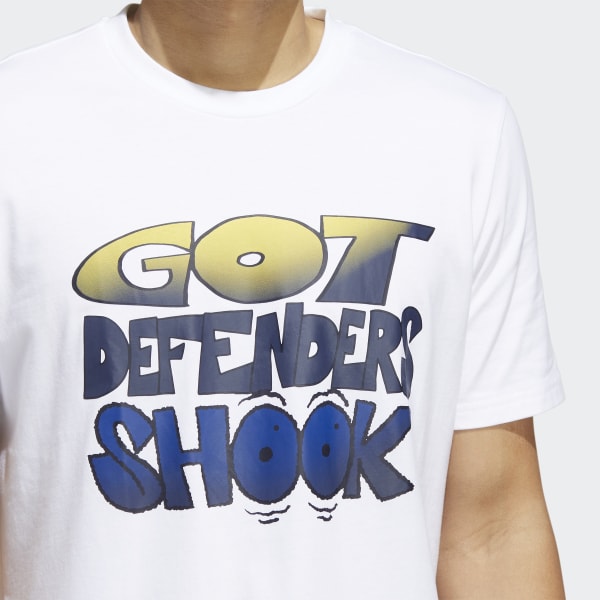 Hvid Got You Shook Graphic T-shirt TQ643