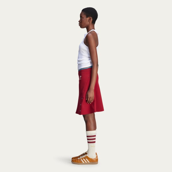 Burgundy Wales Bonner Skirt