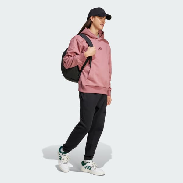 Adidas styling complements cropped hoodie store