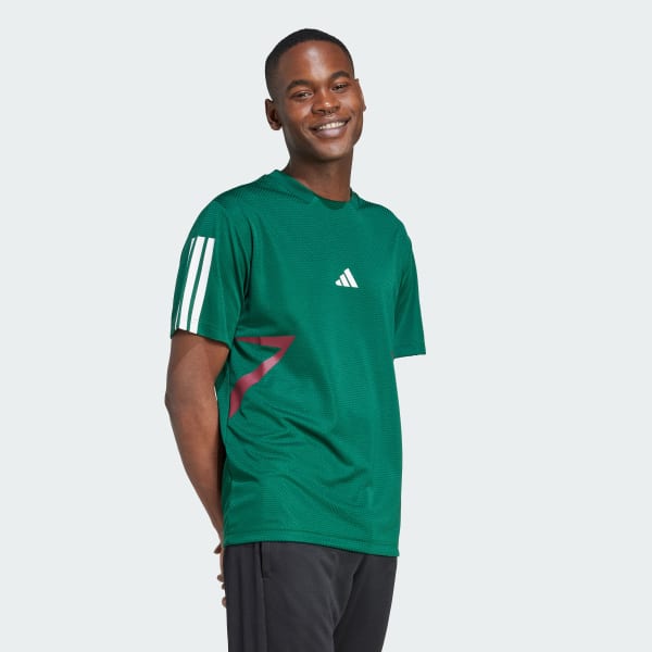 【ADIDAS】HOUSE OF TIRO 半袖Tシャツ adidas House of Tiro Colorblock Tee - Green | Free Shipping