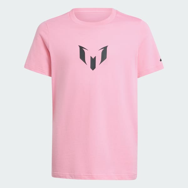 Roze Messi Name & Number Graphic T-shirt Kids
