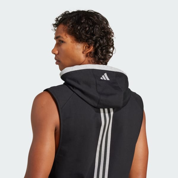 adidas sleeveless hoodie