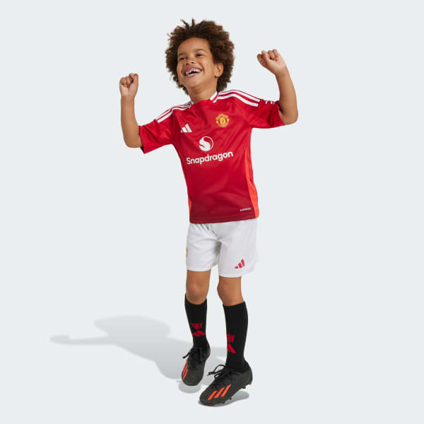Red Manchester United 24/25 Home Mini Kit Kids