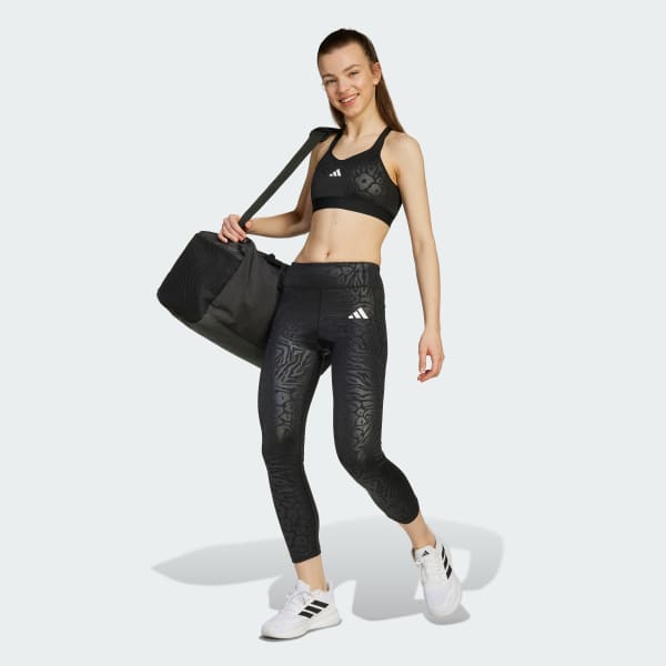 Sort All Sports Optime tights med dyreprint