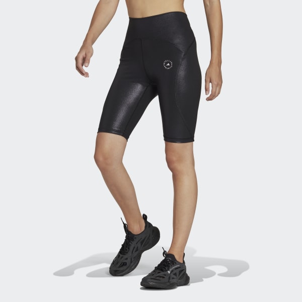 Zwart adidas by Stella McCartney Shiny Cycling Legging JKL99