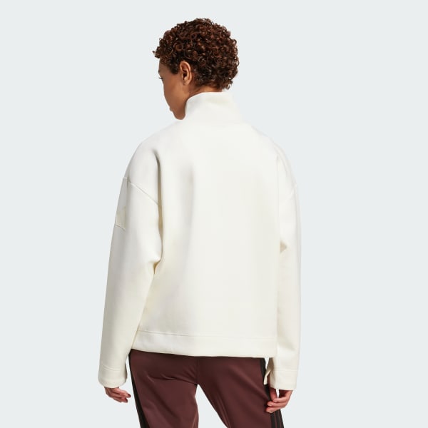 Blanc Haut zip 1/4 Soft Lux